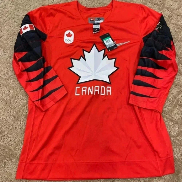 Nike Team Canada Olympic Jersey - Red XL - Picture 1 of 3